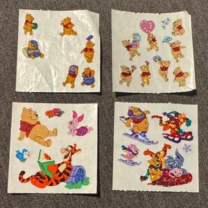 Vintage Sandylion Shiny Winnie the Pooh and Friends Stickers